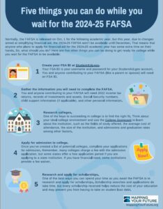 5 Things You Can Do While Waiting for the FAFSA graphic